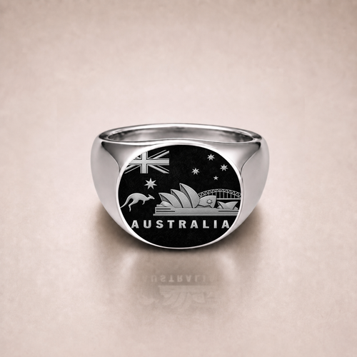 Australia Rings Australia Opera House Kangaroo