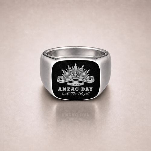 Australia Rings ANZAC Day Rising Sun Legacy