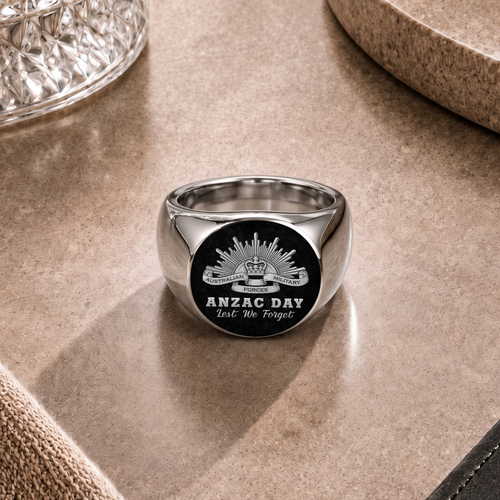 Australia Rings ANZAC Day Rising Sun Legacy