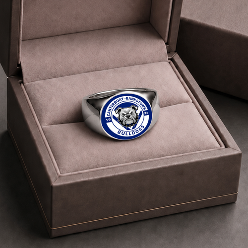 Canterbury-Bankstown Bulldogs Rings Classic Crest Forever Pride