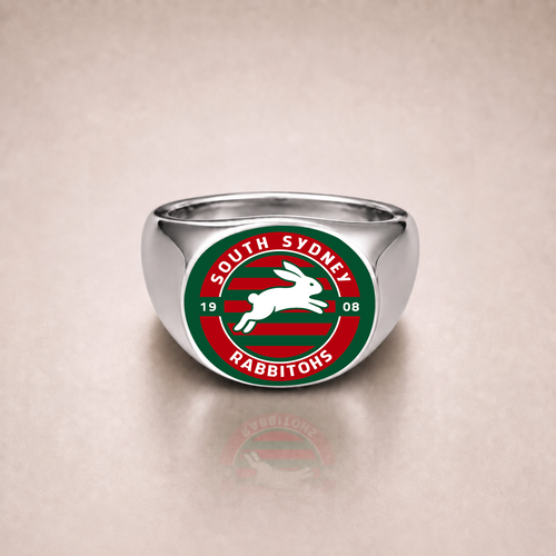 South Sydney Rabbitohs Rings Classic Crest Forever Pride