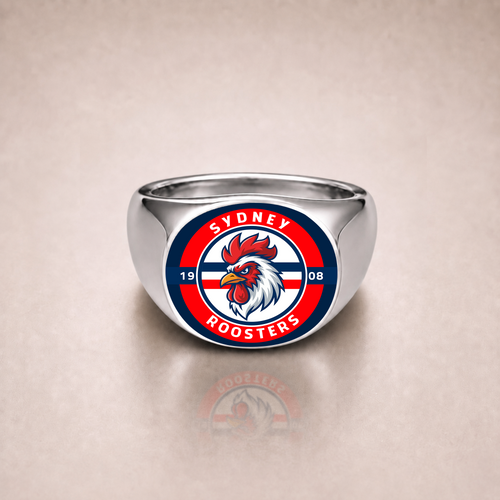 Sydney Roosters Rings Classic Crest Forever Pride