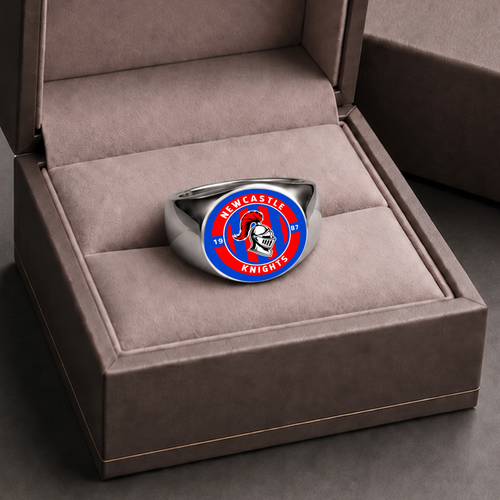 Newcastle Knights Rings Classic Crest Forever Pride