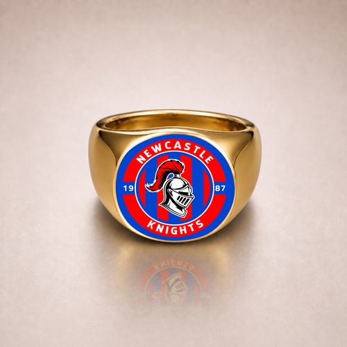 Newcastle Knights Rings Classic Crest Forever Pride