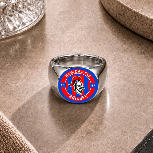 Newcastle Knights Rings Classic Crest Forever Pride