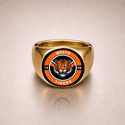Wests Tigers Rings Classic Crest Forever Pride