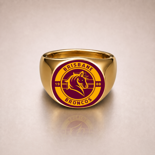 Brisbane Broncos Rings Classic Crest Forever Pride
