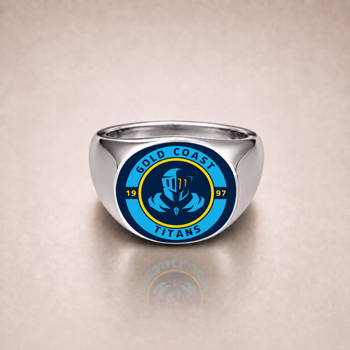 Gold Coast Titans Rings Classic Crest Forever Pride