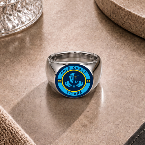 Gold Coast Titans Rings Classic Crest Forever Pride