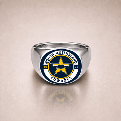North Queensland Cowboys Rings Classic Crest Forever Pride