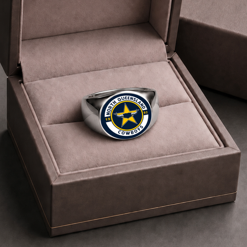 North Queensland Cowboys Rings Classic Crest Forever Pride