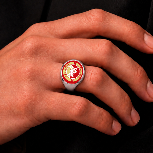 Redcliffe Dolphins Rings Classic Crest Forever Pride
