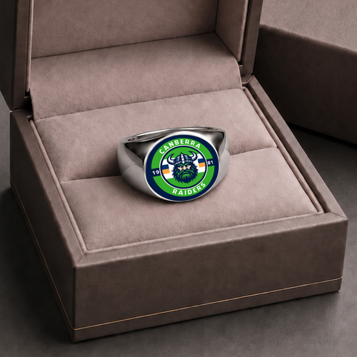 Canberra Raiders Rings Classic Crest Forever Pride