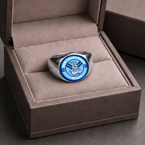 New South Wales Blues Rings Classic Crest Forever Pride