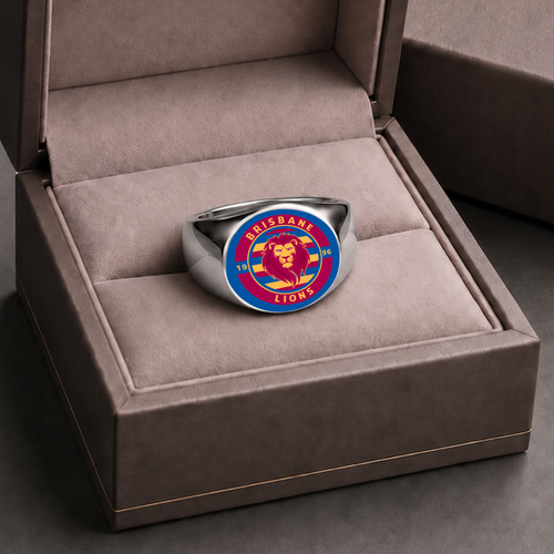 Brisbane Lions Rings Heritage Crest Loyal Spirit
