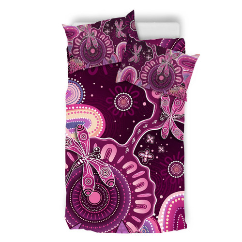 Indigenous Australian Aboriginal Bedding Set Dreaming Trails Of Country Spirit