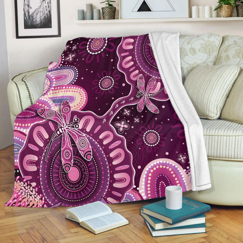 Indigenous Australian Aboriginal Blanket Dreaming Trails Of Country Spirit