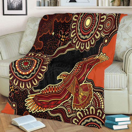 Indigenous Australian Aboriginal Blanket Eagle Pride Spirit Of Country