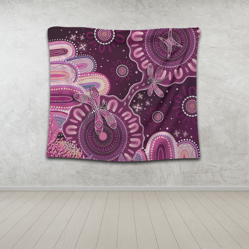 Indigenous Australian Aboriginal Tapestry Dreaming Trails Of Country Spirit
