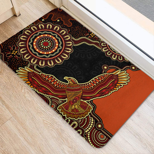 Indigenous Australian Aboriginal Doormat Eagle Pride Spirit Of Country