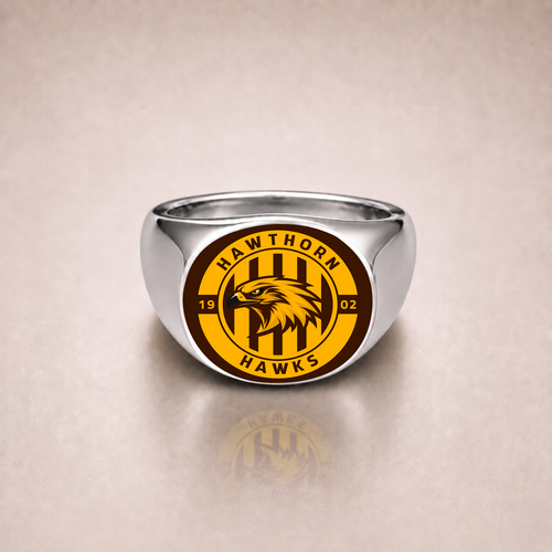 Hawthorn Rings Heritage Crest Loyal Spirit