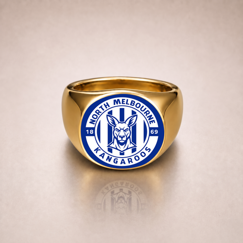 North Melbourne Rings Heritage Crest Loyal Spirit