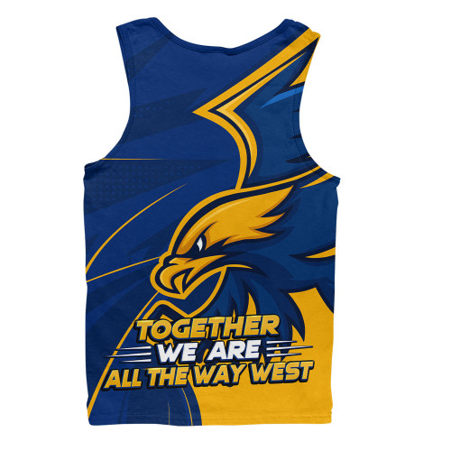 West Coast Eagles Men Singlet All The Way West 40th Anniversary Pride