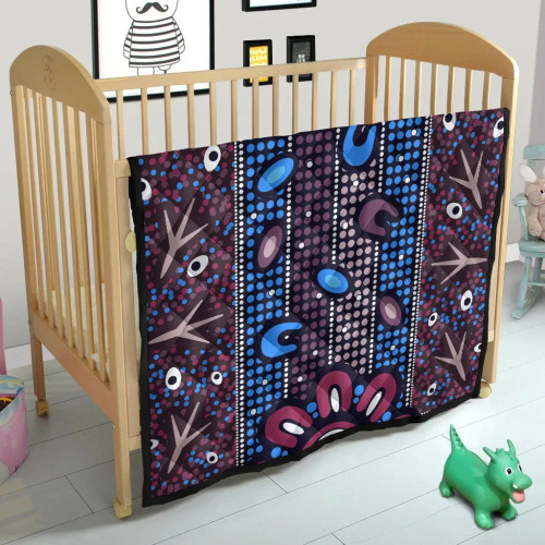 Australia Aboriginal Quilt - Aboriginal Dot Art Painting VER4 Australia Aboriginal Quilt - Aboriginal Dot Art Painting VER4