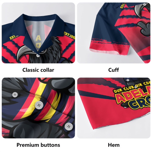 Adelaide Crows Hawaiian Shirt Our Club Our Community