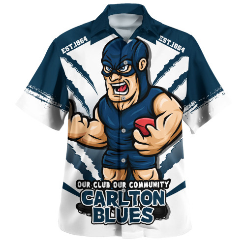 Carlton Hawaiian Shirt Our Club Our Community