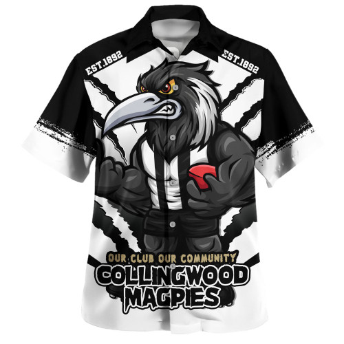 Collingwood Hawaiian Shirt Our Club Our Community