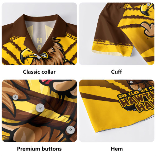 Hawthorn Hawaiian Shirt Our Club Our Community