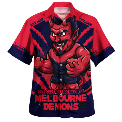 Melbourne Hawaiian Shirt Our Club Our Community
