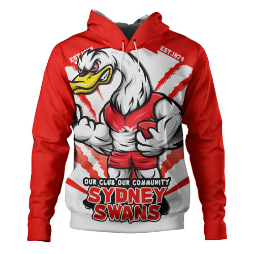 Sydney Swans Hoodie Our Club Our Community