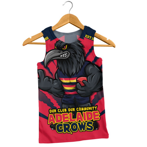 Adelaide Crows Men Singlet Our Club Our Community