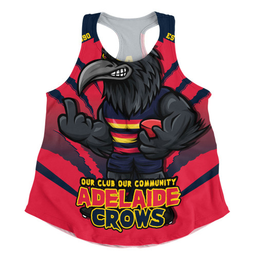 Adelaide Crows Women Racerback Singlet Our Club Our Community