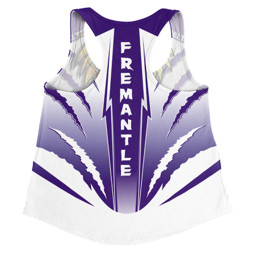 Fremantle Women Racerback Singlet Our Club Our Community
