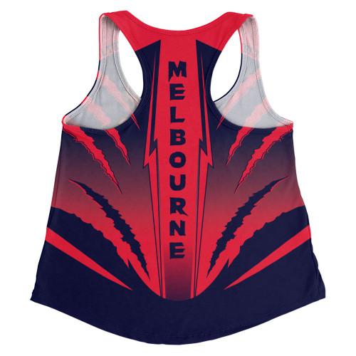 Melbourne Women Racerback Singlet Our Club Our Community