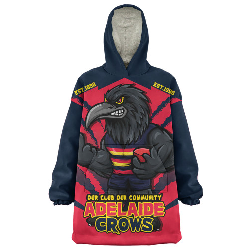 Adelaide Crows Snug Hoodie Our Club Our Community
