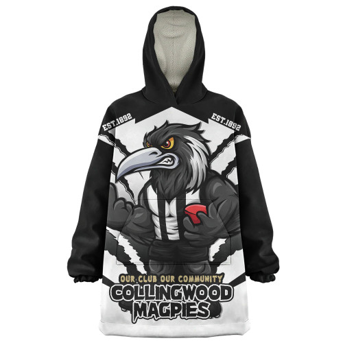 Collingwood Snug Hoodie Our Club Our Community