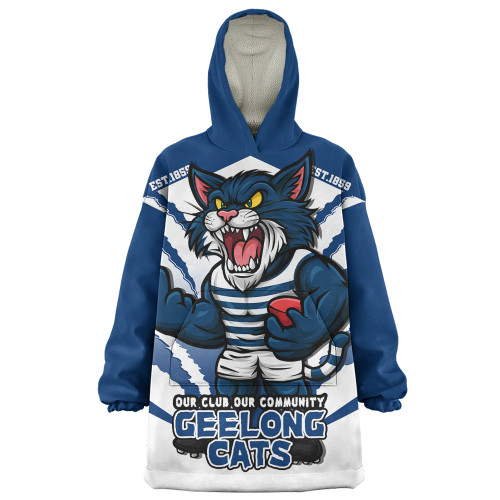Geelong Cats Snug Hoodie Our Club Our Community