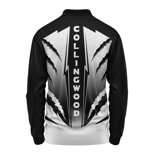 Collingwood Long Sleeve Polo Shirt Our Club Our Community