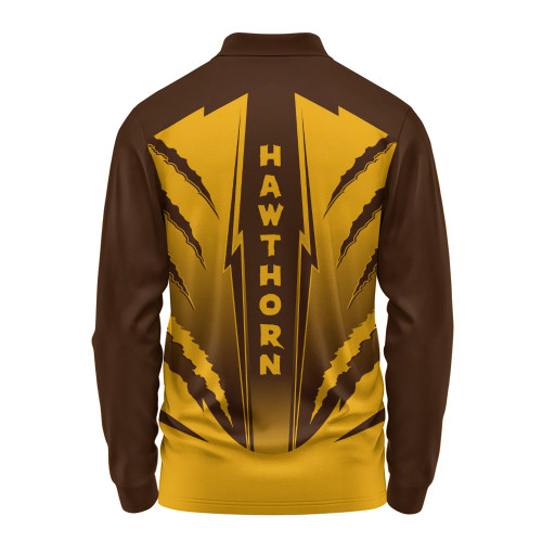 Hawthorn Long Sleeve Polo Shirt Our Club Our Community