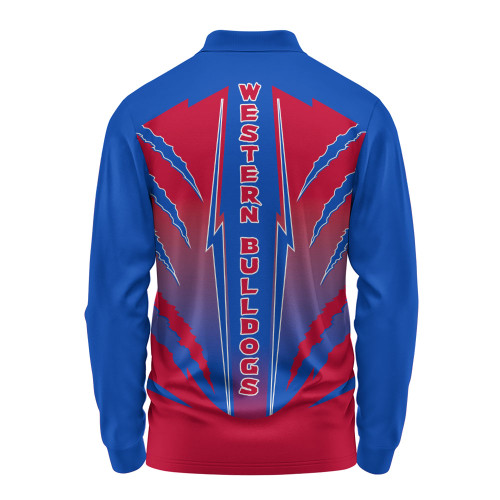Western Bulldogs Long Sleeve Polo Shirt Our Club Our Community