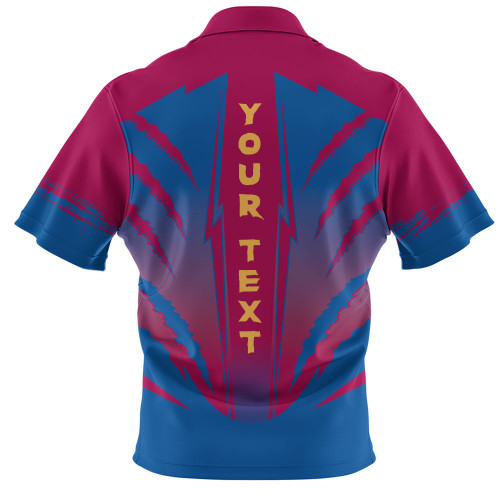 Brisbane Lions Zip Polo Shirt Our Club Our Community