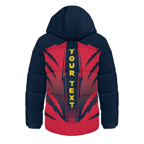 Adelaide Crows Hooded Padded Jacket Our Club Our Community