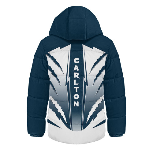 Carlton Hooded Padded Jacket Our Club Our Community