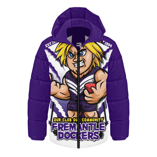 Fremantle Hooded Padded Jacket Our Club Our Community