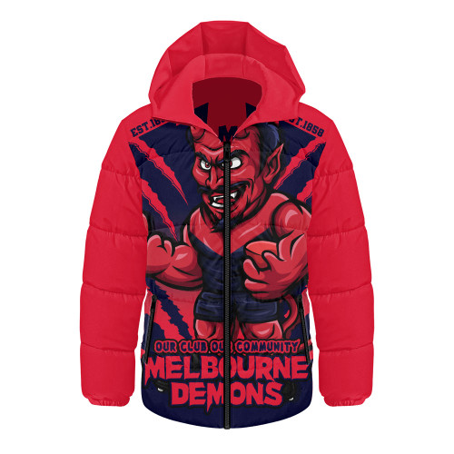 Melbourne Hooded Padded Jacket Our Club Our Community