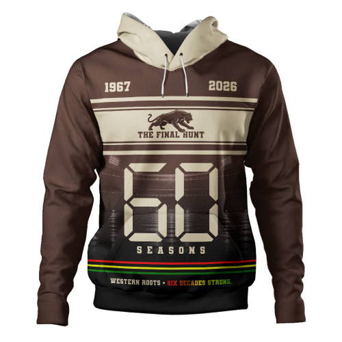Penrith Panthers Hoodie The Final Hunt 60 Seasons Legacy